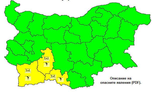 Без жеги днес, но с дъжд, гръмотевици, а може и градушки