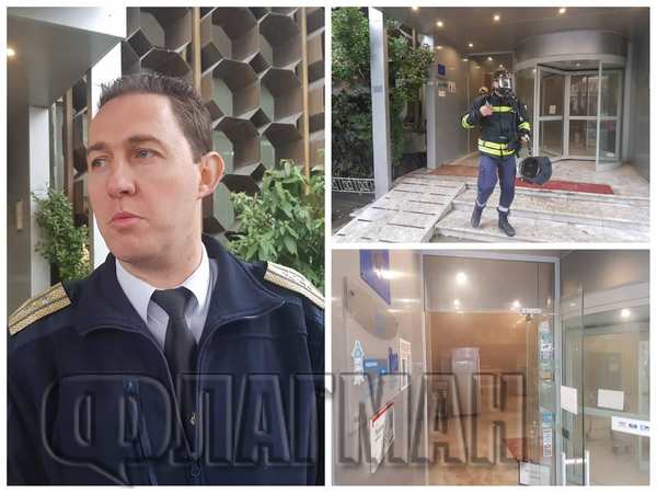 Гръмнало главното ел.табло на хотел „България“, пожарът е локализиран