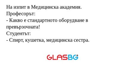 На изпит в Медицинска академия...