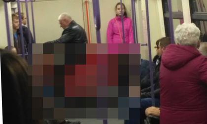 Няма да повярвате какво яхна мъж и нахлу с него в метрото в София! Това не се вижда всеки ден! Ще онемеете СНИМКА
