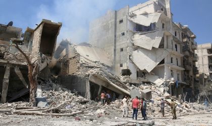 Най-малко 15 души загинаха в Алепо от варелни бомби