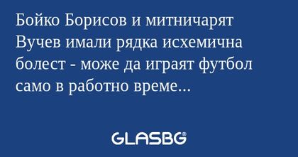 Бойко Борисов и митничарят Вучев...