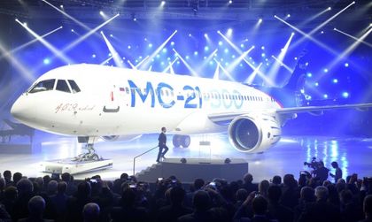 Нов руски пътнически самолет с успешен първи полет