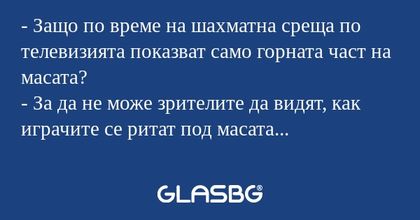 Защо по време на шахматна среща...