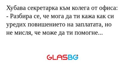 Хубава секретарка към колега от...