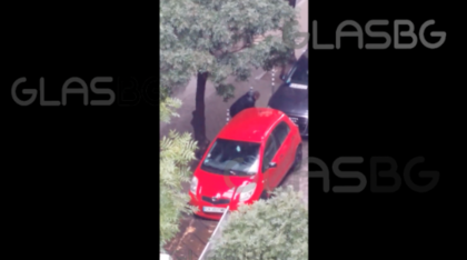 Столичен крадец свали фара на лъскаво ауди за по-малко от минута ВИДЕО