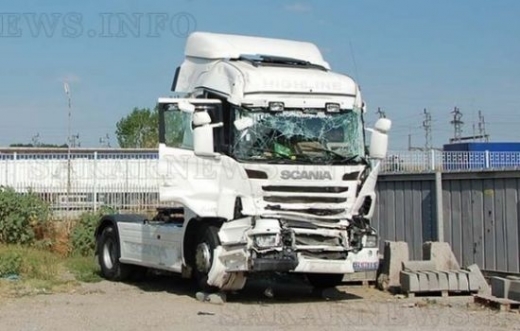 Три тира се нанизаха на „Марица”, единият е с пловдивска регистрация