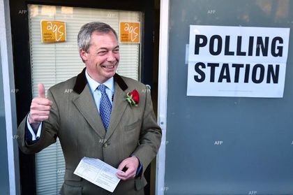 The Daily Express: Партията на Найджъл Фараж ще спечели парламентарните избори, ако бъдат проведени днес