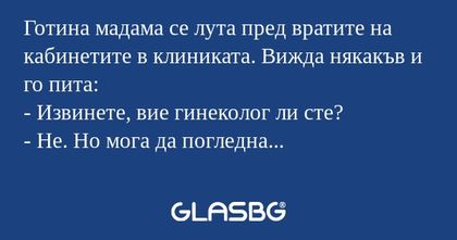 Готина мадама се лута пред вратите...