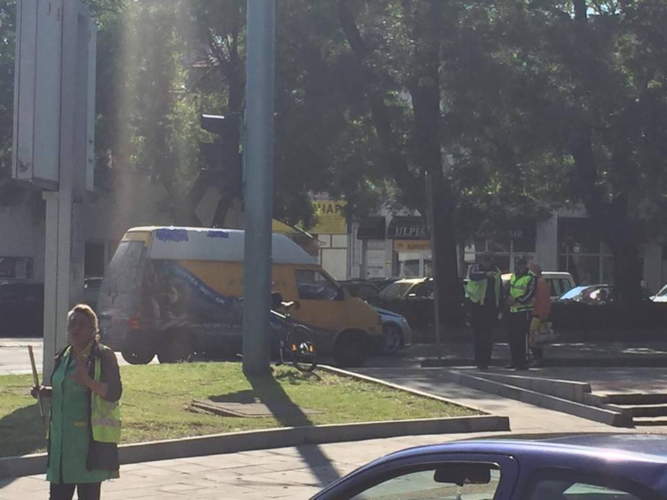 Блъснаха колоездач в Пловдив?