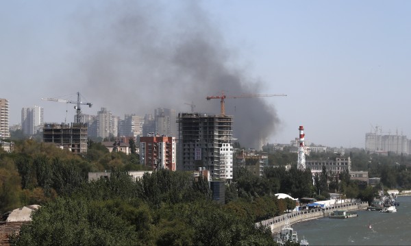 120 сгради пострадаха от голям пожар в Ростов на Дон