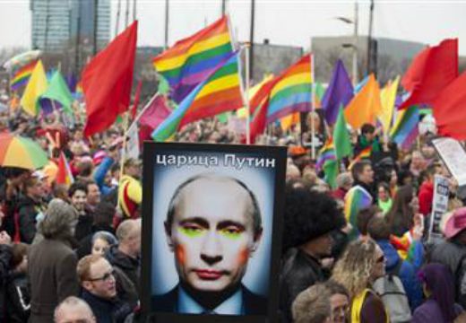 Русия с представители на гей Олимпиада