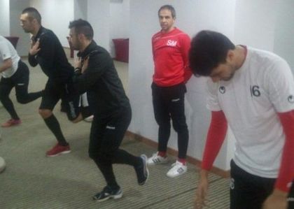 Локомотив (Пловдив) тренира на закрито заради дъжд