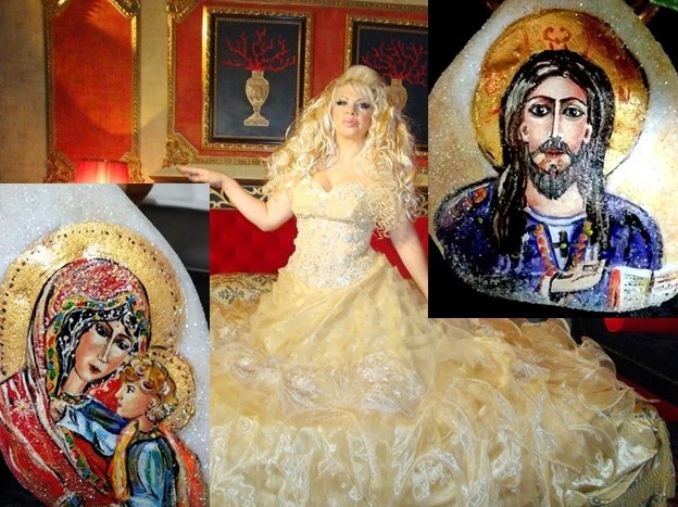 Хищната хиена Петра рисува Христос и Богородица върху камъни с магическа сила