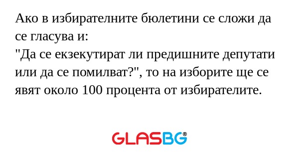 Ако в избирателните бюлетини се...