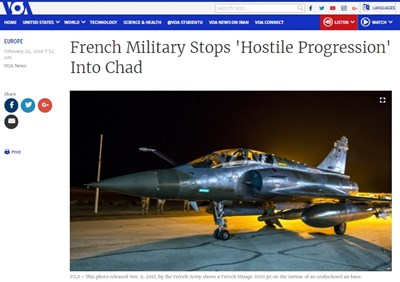 Френски изтребители атакуваха въоръжена либийска група, проникнала в Чад
