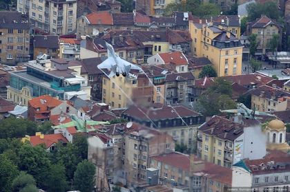 СНИМКИ, които не се виждат всеки ден! ВВС на България над София!
