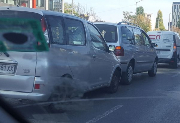 Верижна катастрофа на столичния булевард 