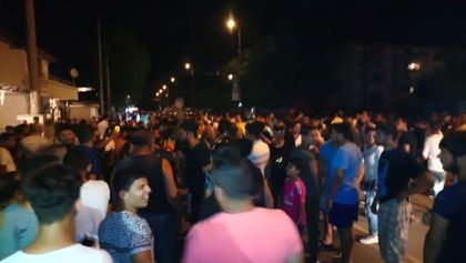 Столипиново на улицата в защита на ромите от Асеновград