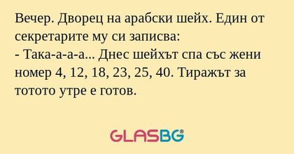 Вечер. Дворец на арабски шейх...