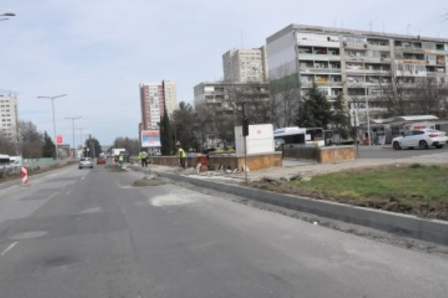 Бургас: Предстои спиране на движението в дясното платно на бул. „Проф. Яким Якимов“ на 14 и 21 април заради преасфалтиране