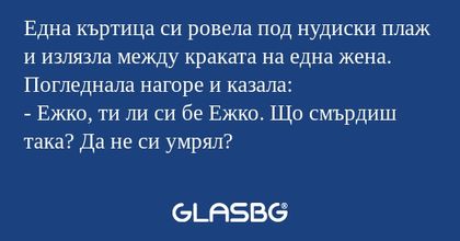 Една къртица си ровела под нудиски...