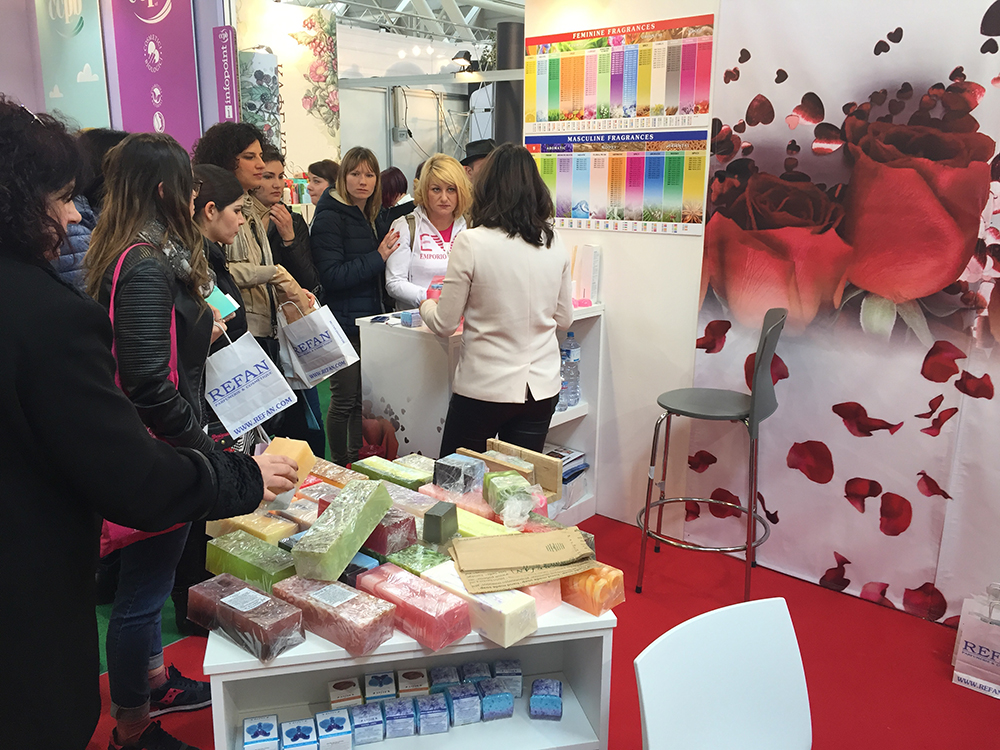 Огромен интерес към REFAN на световното изложение за козметика в Болоня
