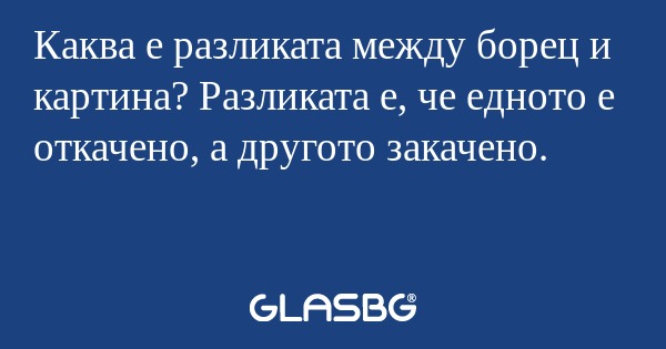 Каква е разликата между борец и...