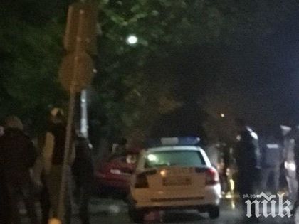 ТИР помля състезателни коли