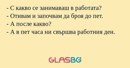 С какво се занимаваш в работата...