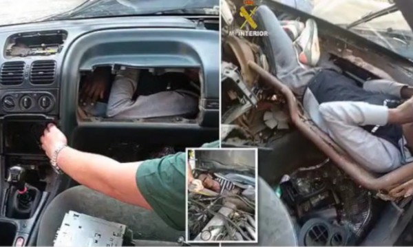 Мигрант се опита да влезе в Испания, скри се в жабка на кола