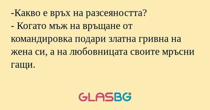Какво е връх на разсеяността...