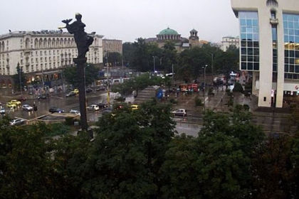 Силна лятна буря удари София