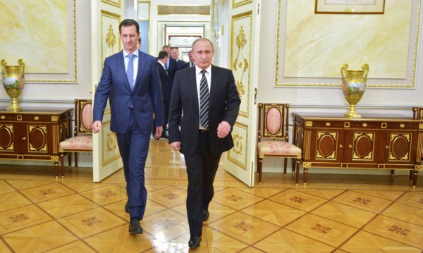 Асад благодарен на Путин за военната намеса вСирия