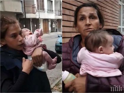 РАЗВРЪЗКА: Прибраха в болница бебето на пияните ромки, които взривиха мрежите