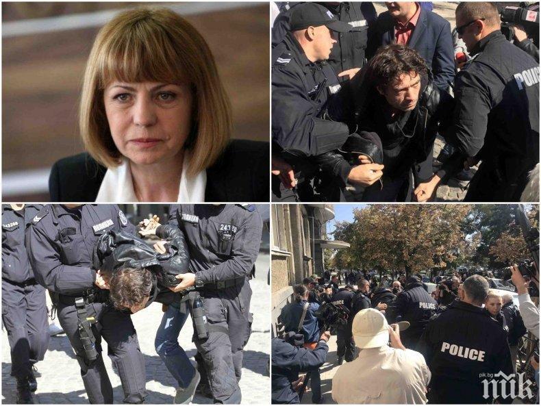 Рецидивистът, опитал да нахлуе в Столична община и обиждал полицаите, отнесе обвинение (ВИДЕО)