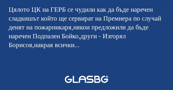 Цялото ЦК на ГЕРБ се чудили как...