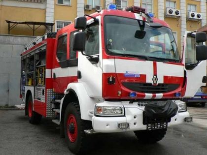 Голям пожар в местност