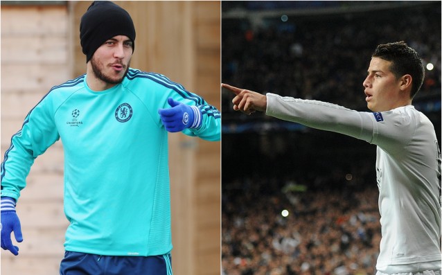 Реал предлага бартер на Челси &ndash; Хамес за Азар