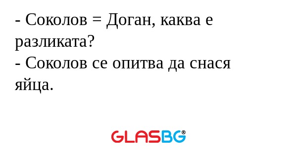 Соколов = Доган, каква е разликата...